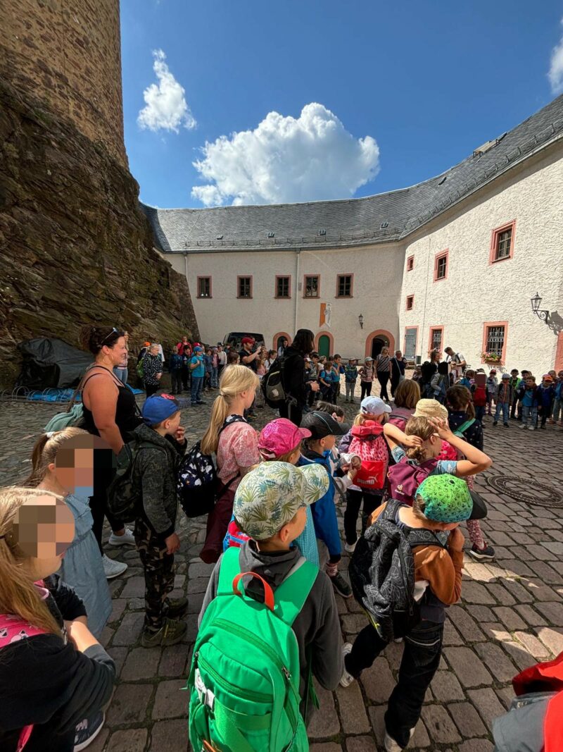 Besuch der Burg Scharfenstein - Grundschule Kulkwitz